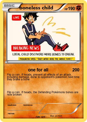 Pokemon boneless child