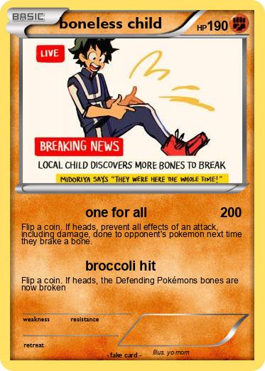Pokemon boneless child