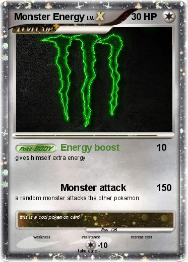Pokemon Monster Energy