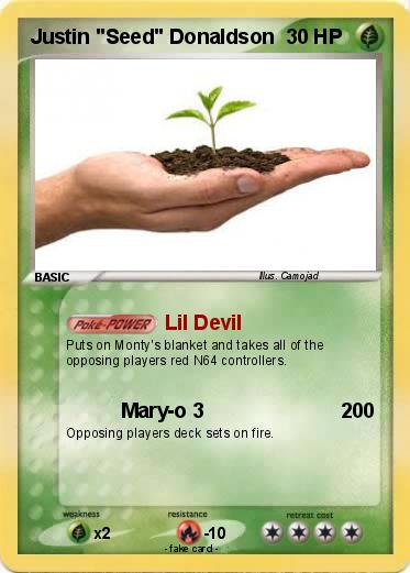 Pokemon Justin "Seed" Donaldson