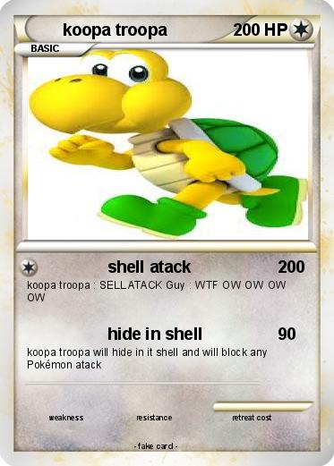 Pokemon koopa troopa