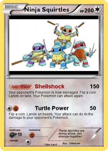 Pokemon Ninja Squirtles