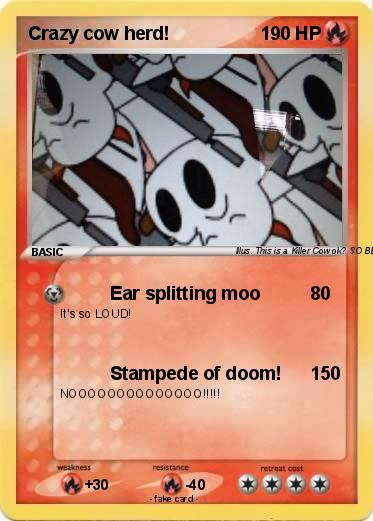 Pokemon Crazy cow herd!