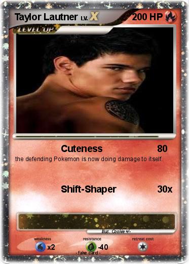 Pokemon Taylor Lautner