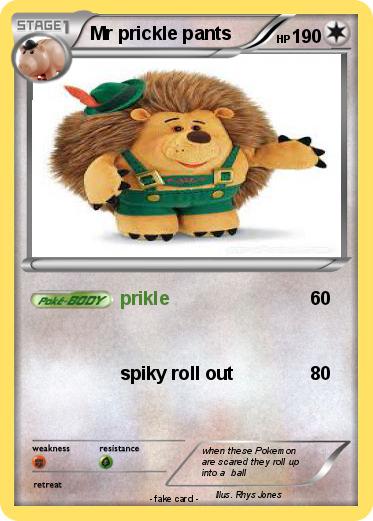 Pokemon Mr prickle pants