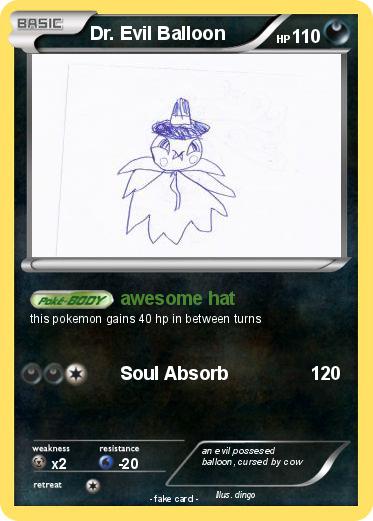 Pokemon Dr. Evil Balloon