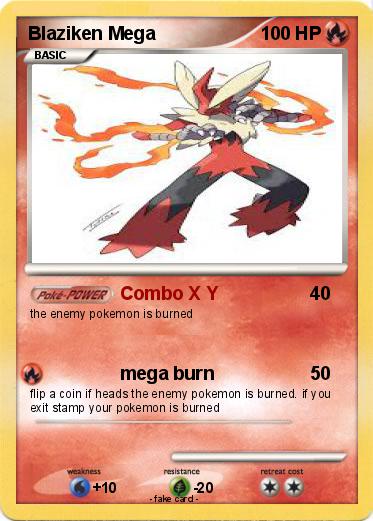 Pokemon Blaziken Mega