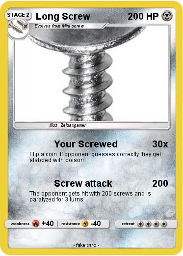 Pokemon Long Screw