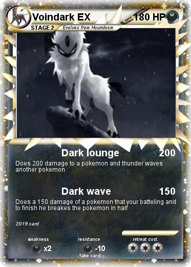 Pokemon Voindark EX