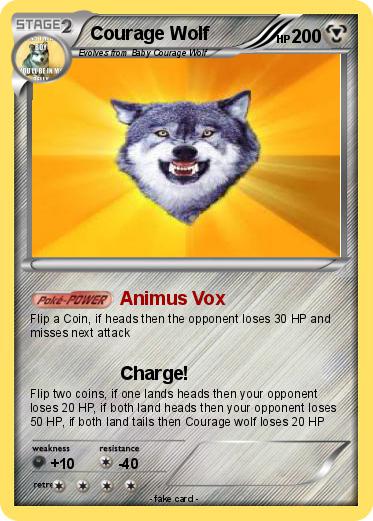Pokemon Courage Wolf