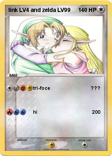 Pokemon link LV4 and zelda LV99