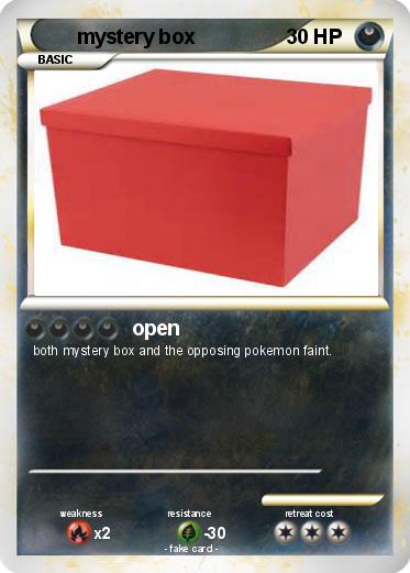 Pokemon mystery box