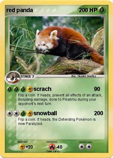Pokemon red panda