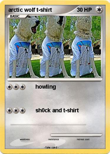 Pokemon arctic wolf t-shirt