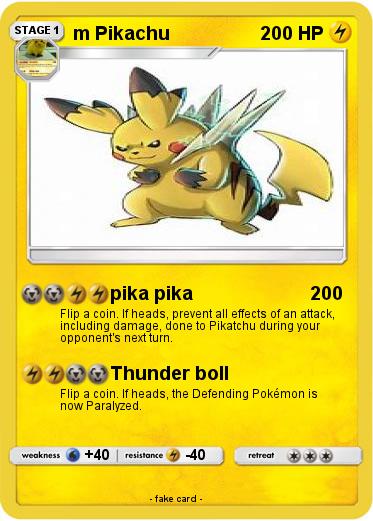 Pokemon m Pikachu