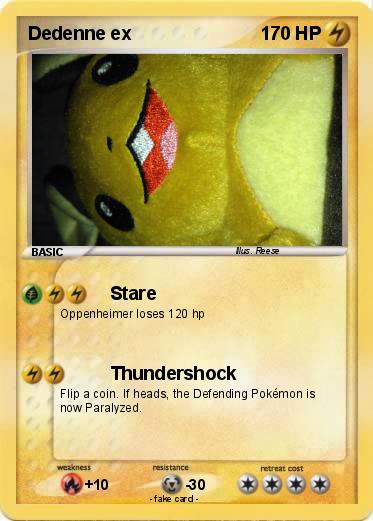 Pokemon Dedenne ex