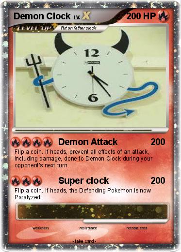 Pokemon Demon Clock