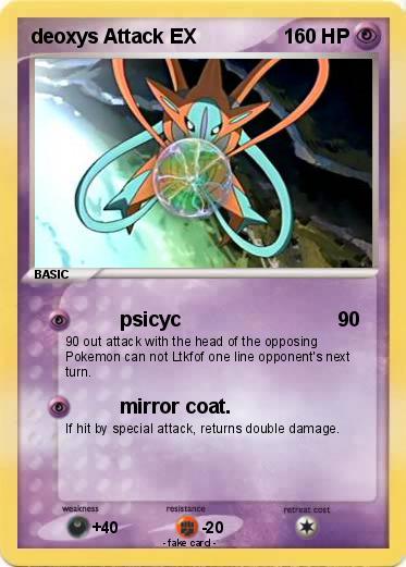 Pokemon deoxys Attack EX