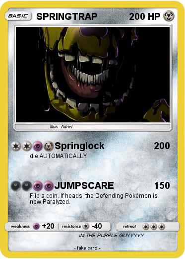 Pokemon SPRINGTRAP