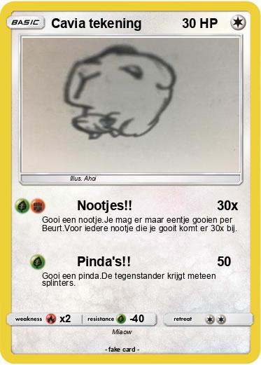 Pokemon Cavia tekening