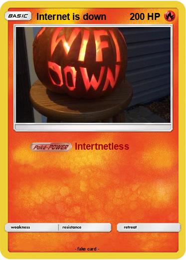 Pokemon Internet is down