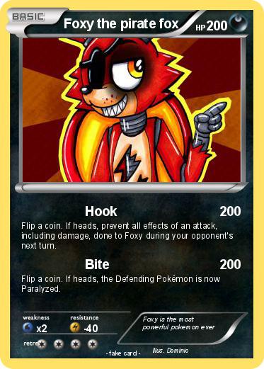 Pokemon Foxy the pirate fox