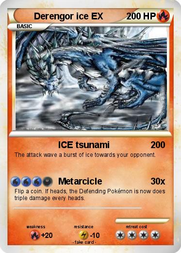 Pokemon Derengor ice EX