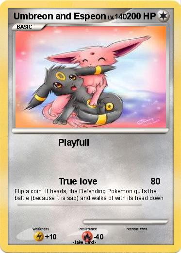 Pokemon Umbreon and Espeon
