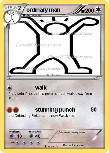 Pokemon ordinary man