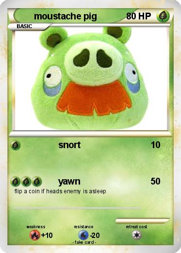Pokemon moustache pig