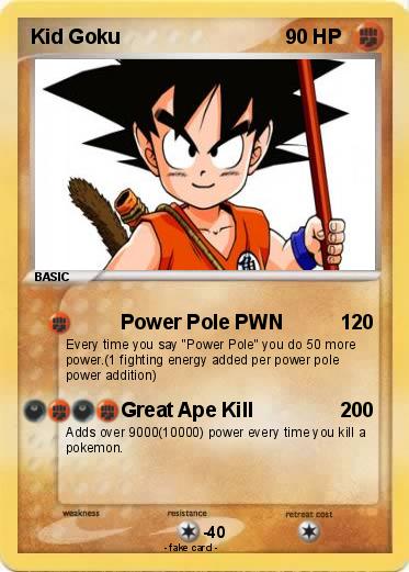 Pokemon Kid Goku