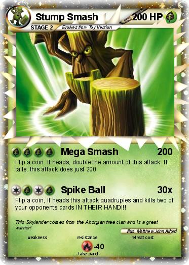 Pokemon Stump Smash