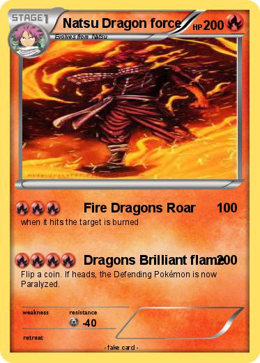 Pokemon Natsu Dragon force