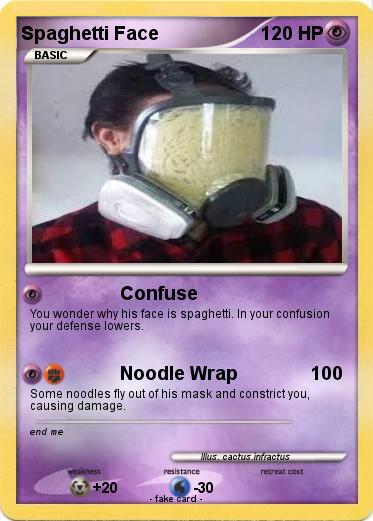 Pokemon Spaghetti Face