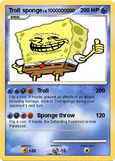 Pokemon Troll sponge