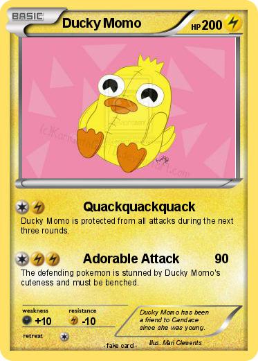 Pokemon Ducky Momo