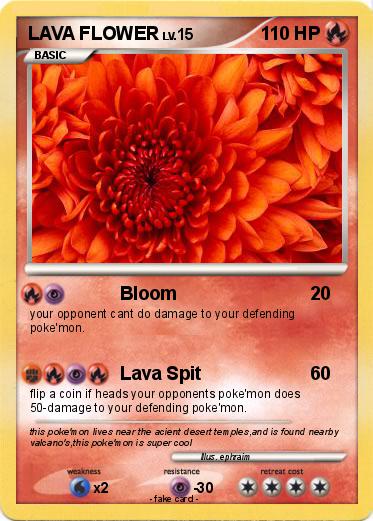 Pokemon LAVA FLOWER