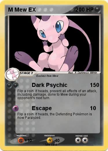 Pokemon M Mew EX
