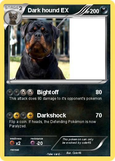 Pokemon Dark hound EX