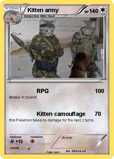 Pokemon Kitten army