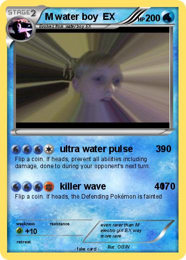 Pokemon M water boy  EX