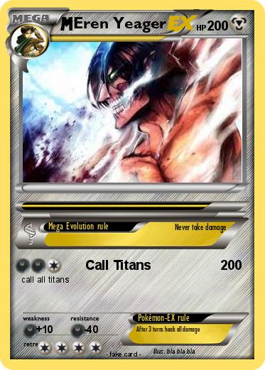 Pokemon Eren Yeager