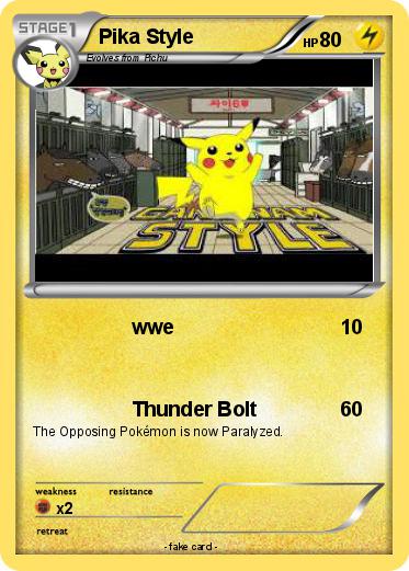 Pokemon Pika Style