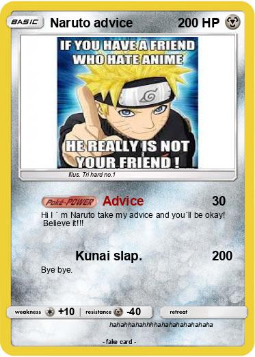Pokemon Naruto advice