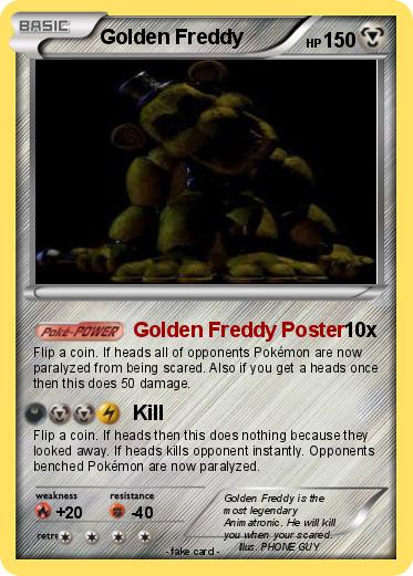 Pokemon Golden Freddy