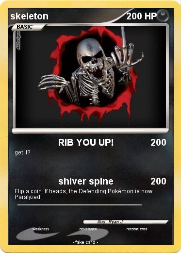 Pokemon skeleton