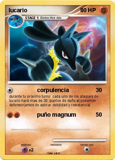 Pokemon lucario