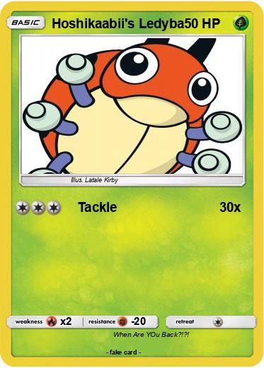 Pokemon Hoshikaabii's Ledyba