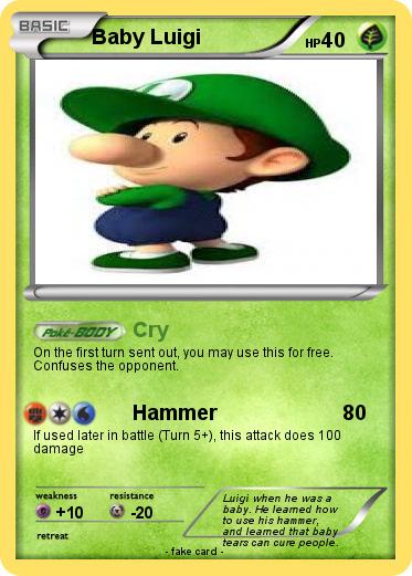 Pokemon Baby Luigi