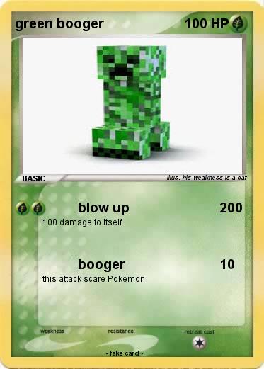 Pokemon green booger